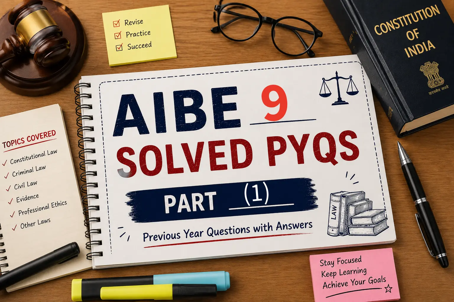 AIBE 9 Previous Year Question Paper with Answers (Solved)