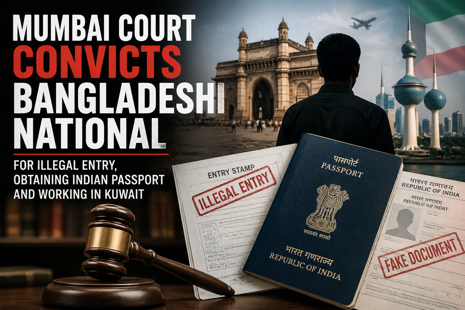Mumbai Court Convicts Bangladeshi National for Illegal Entry, Fraudulent Indian Passport, and Overseas Employment in Kuwait